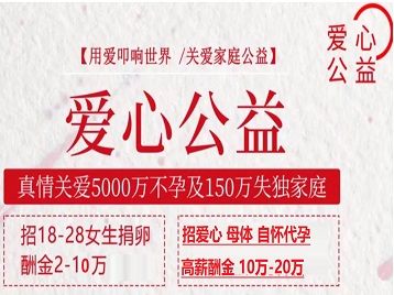 德安捐卵助孕生子 爱心志愿者招募
